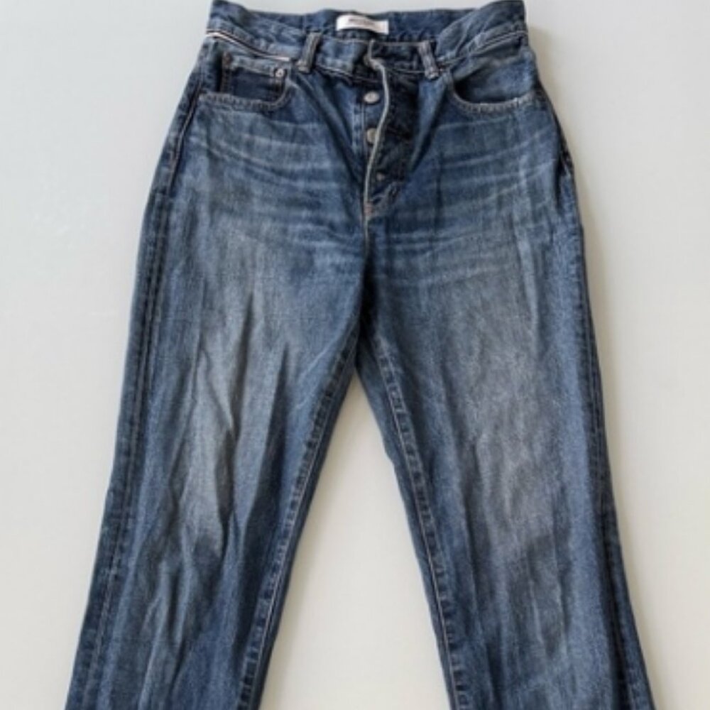 Moussy Vintage Yu Tori 18 Selvedge Button Fly Jeans Sz 25 MSRP $350
